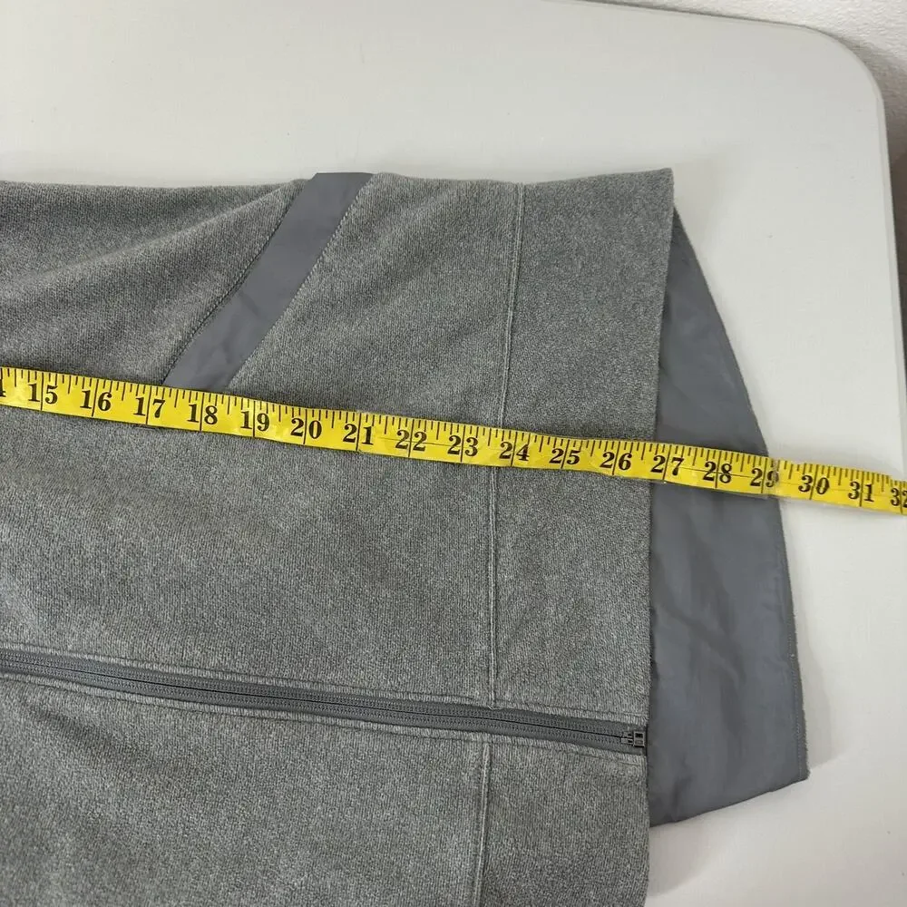 Under Armour Jacket Womens Medium Performance‎ Fleece Gray Loose Zip Cold Gear
